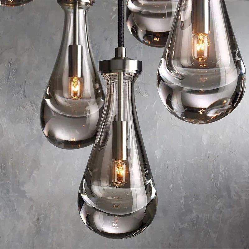 Rain Rectangular Chandelier 54"