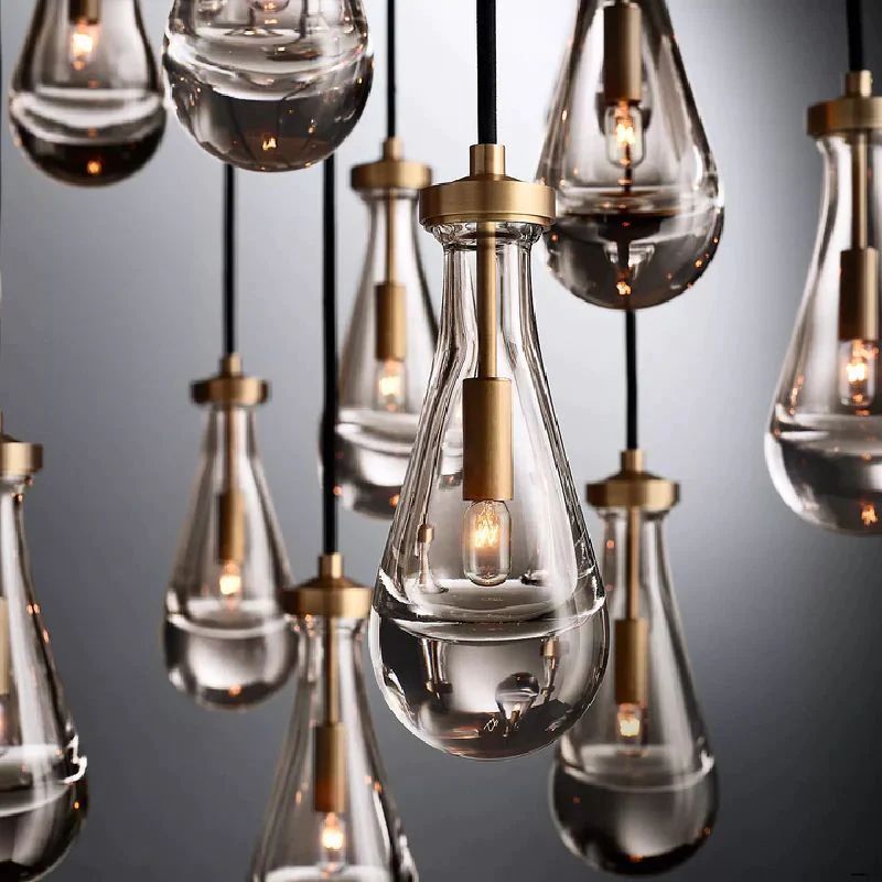 Rain Round Chandelier 18"