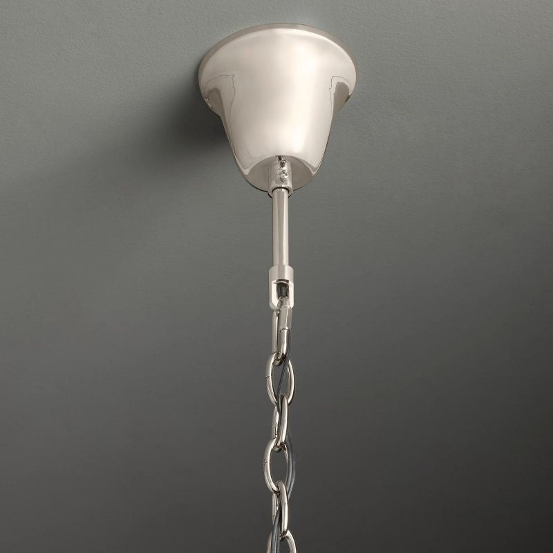 Rhys Crystal Odeom Round Chandelier 43"-MEET LIGHTING