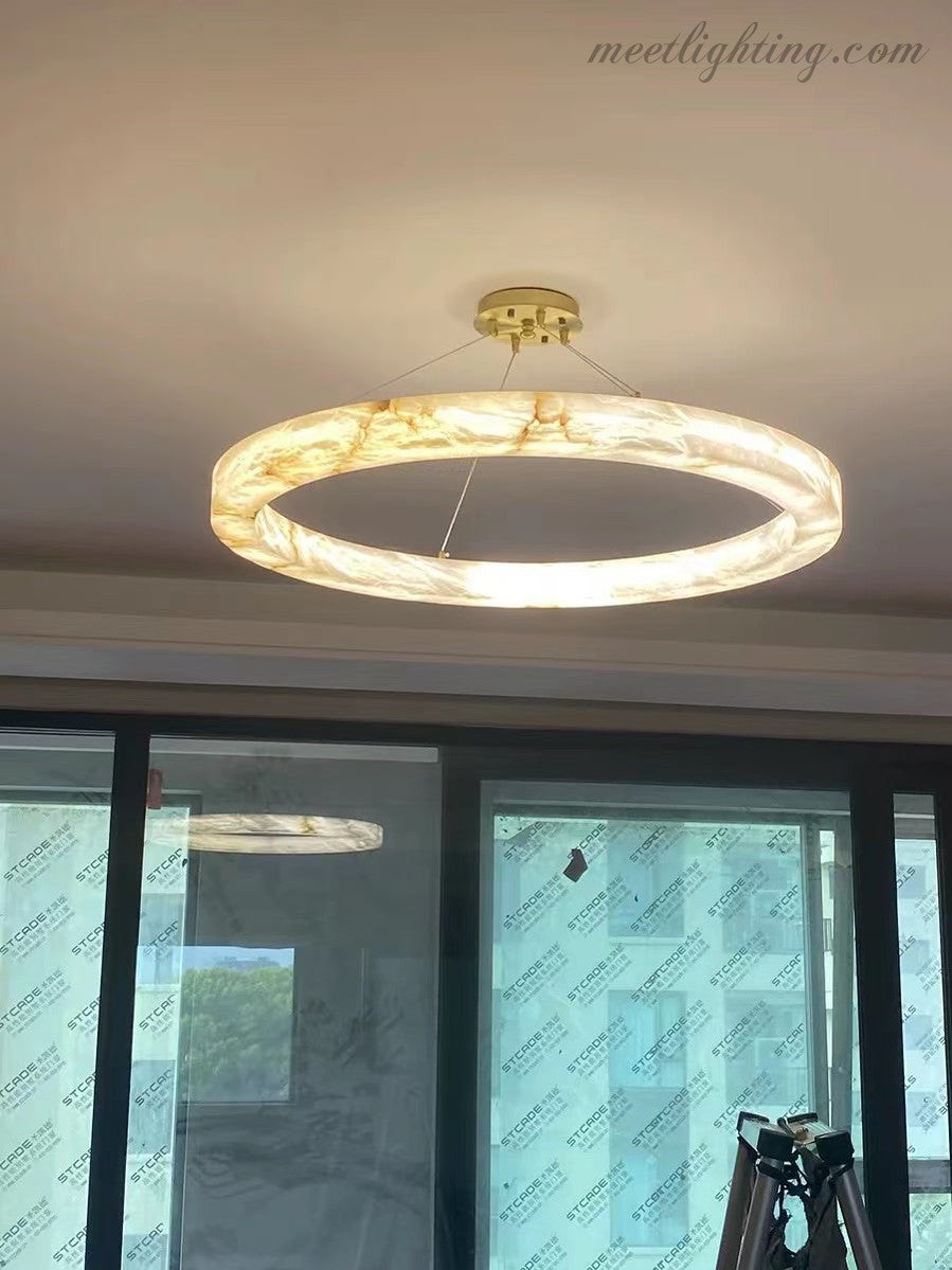 Rivage Round Chandelier 31"-MEET LIGHTING