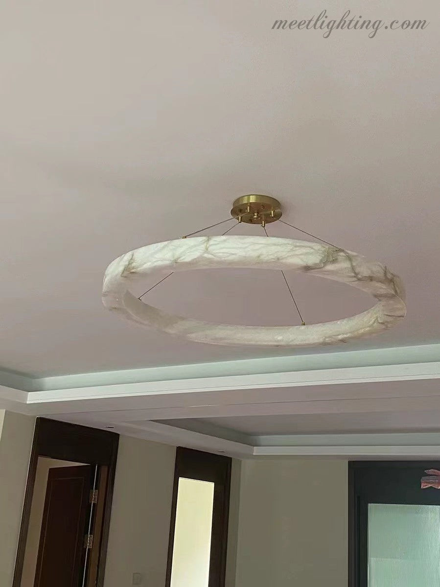 Rivage Round Chandelier 60"-MEET LIGHTING