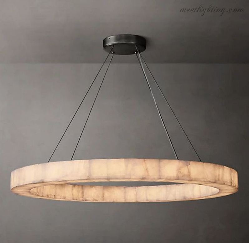 Rivage Round Chandelier 60"-MEET LIGHTING