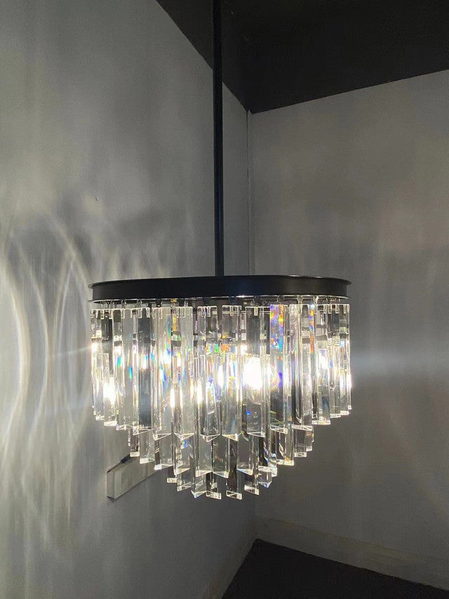 Odeom K9 Crystal Chandelier & Flushmount-MEET LIGHTING