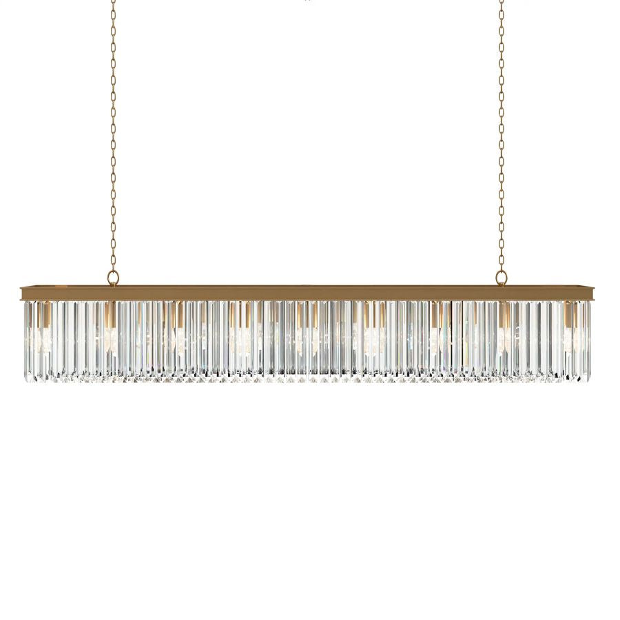 Ryan Rectangular Chandelier-MEET LIGHTING