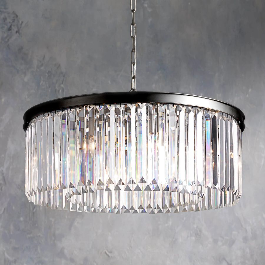 Ryan Round Chandelier-MEET LIGHTING