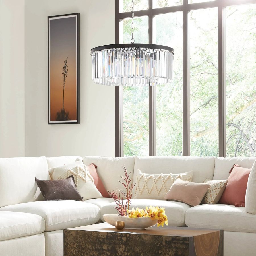 Ryan Round Chandelier-MEET LIGHTING