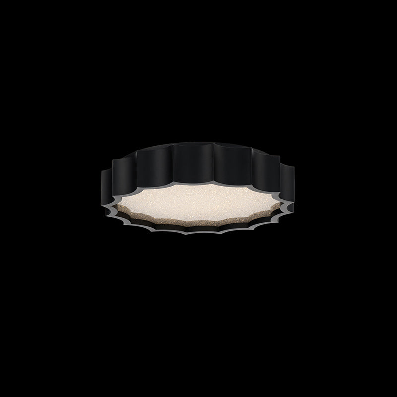 Meet Crystal Tarte 17" LED Flush Mount