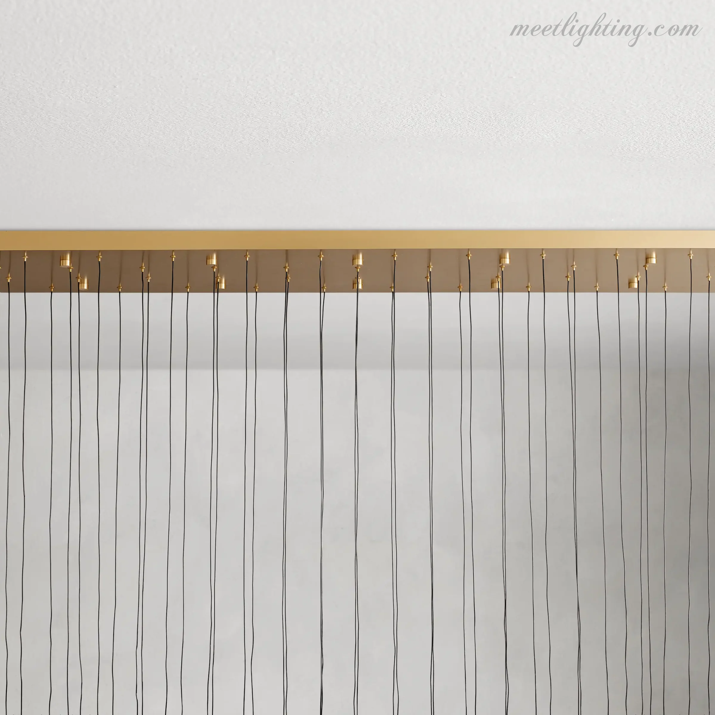 Soltaire Modern Linear Chandelier For Dining Room Kitchen-MEET LIGHTING
