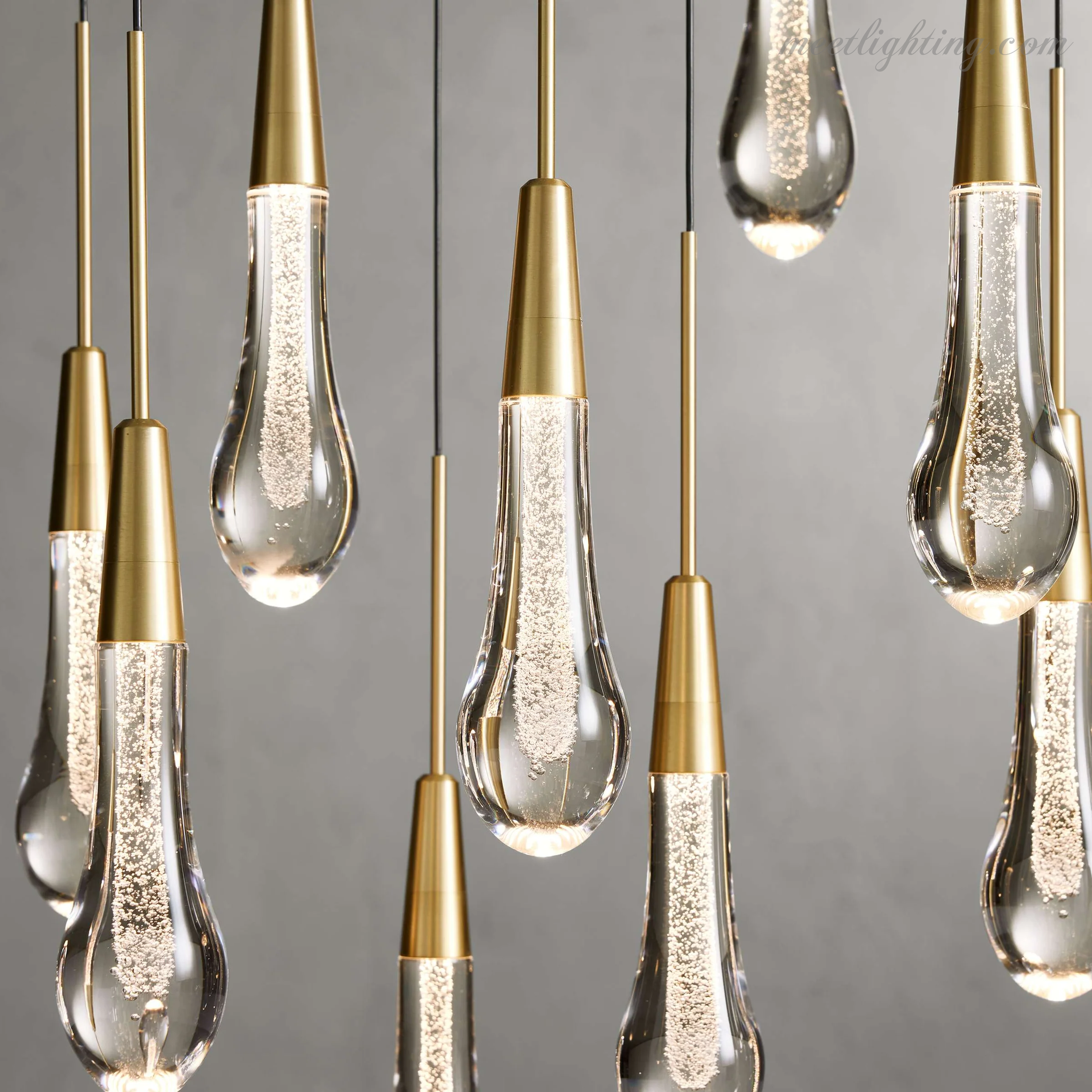 Soltaire Modern Linear Chandelier For Dining Room Kitchen-MEET LIGHTING