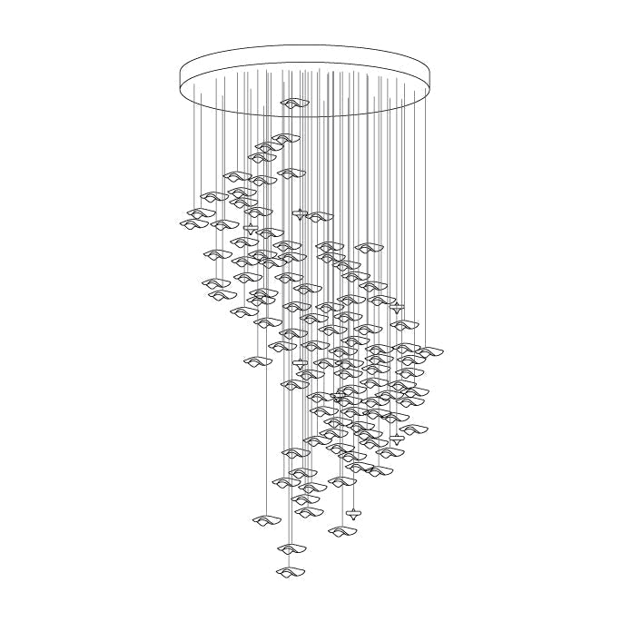 Sand Sea Chandelier-MEET LIGHTING