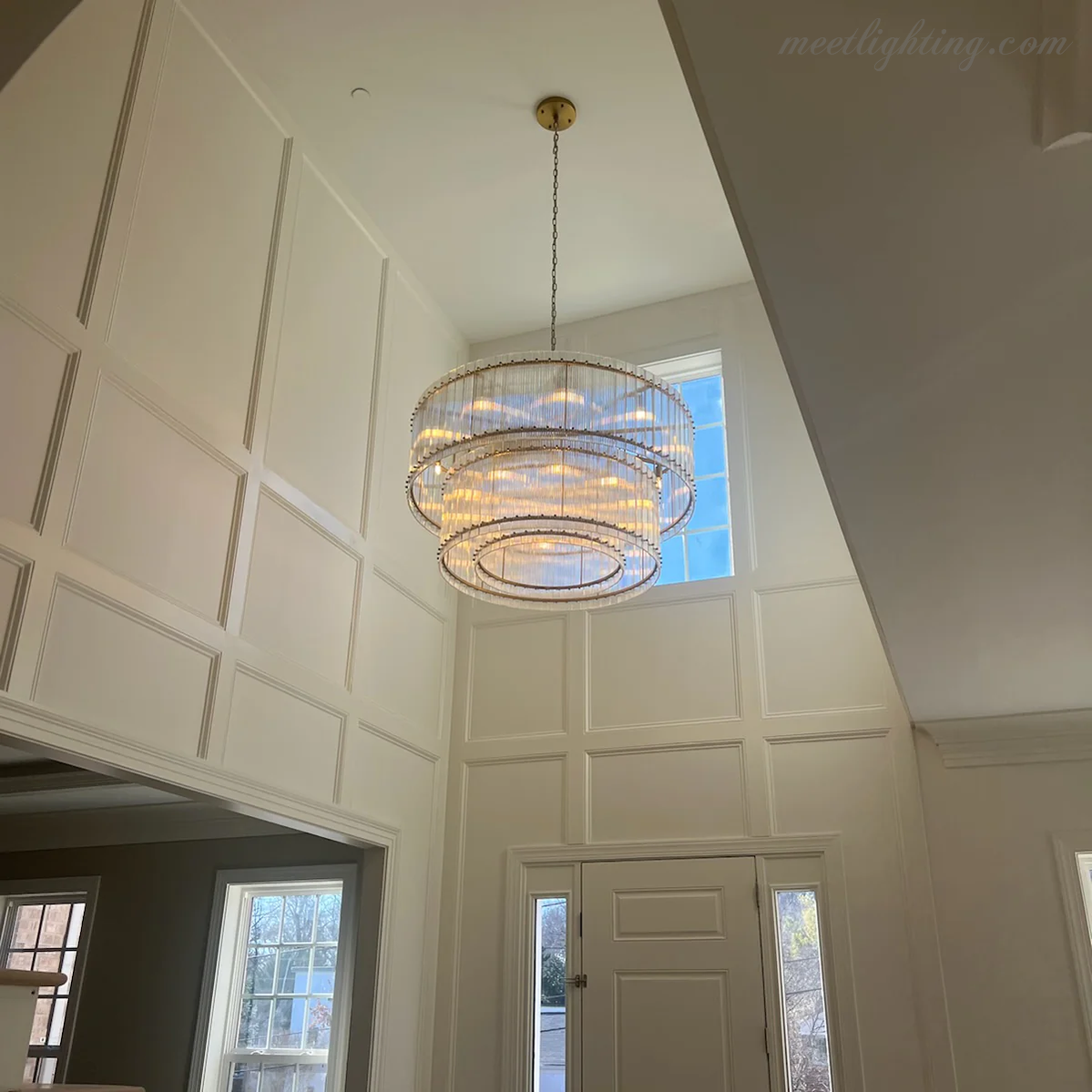 San Marco 2-tier Luxury Round Chandelier 22"-MEET LIGHTING