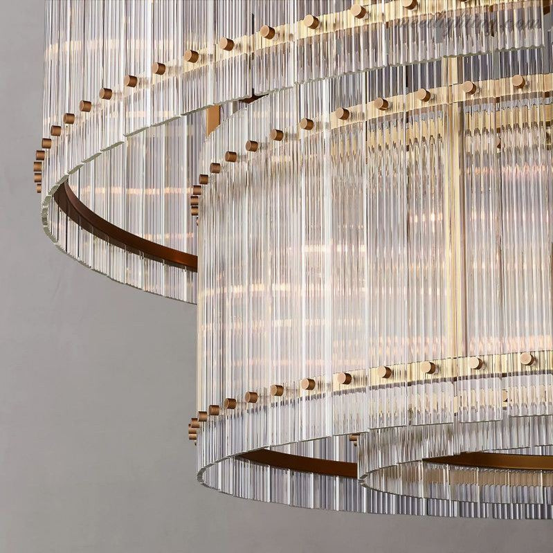 San Marco 2-tier Luxury Round Chandelier 60"-MEET LIGHTING