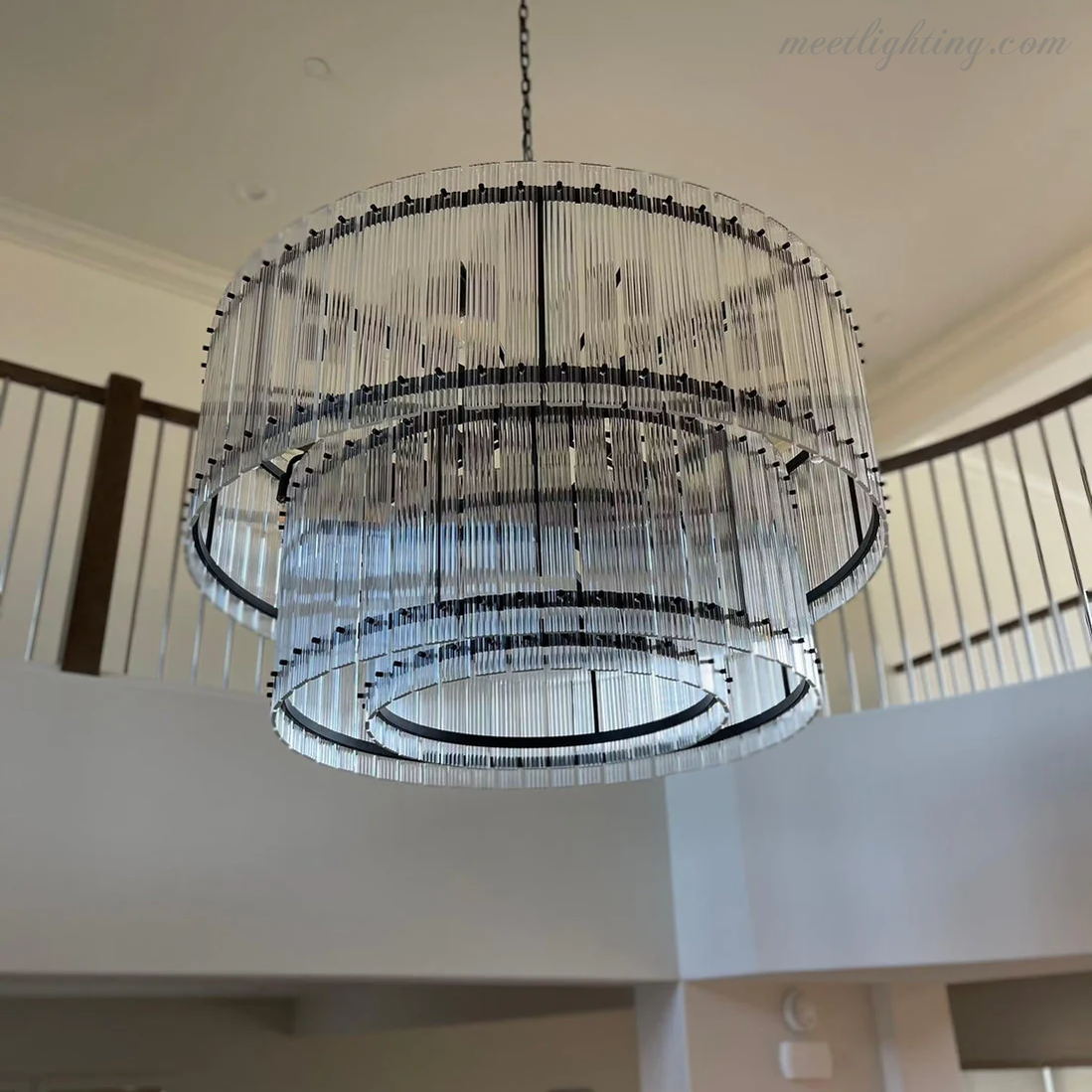 San Marco Round Crystal Chandelier 60" 48" 37" 22"-MEET LIGHTING