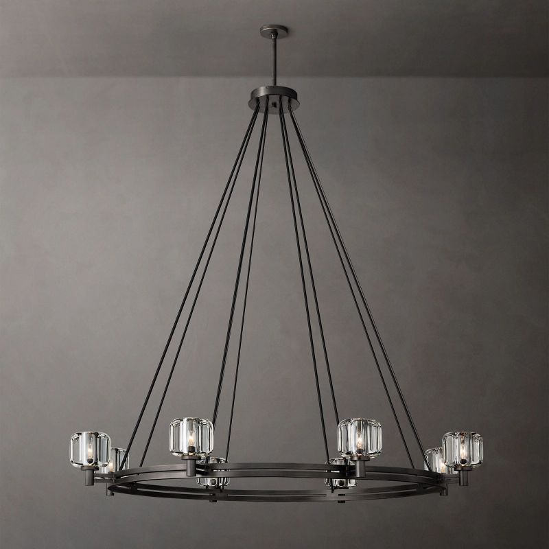 Demart Round Chandelier-MEET LIGHTING