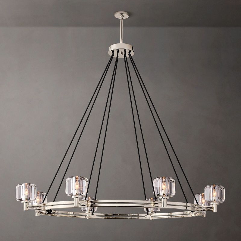 Demart Round Chandelier-MEET LIGHTING