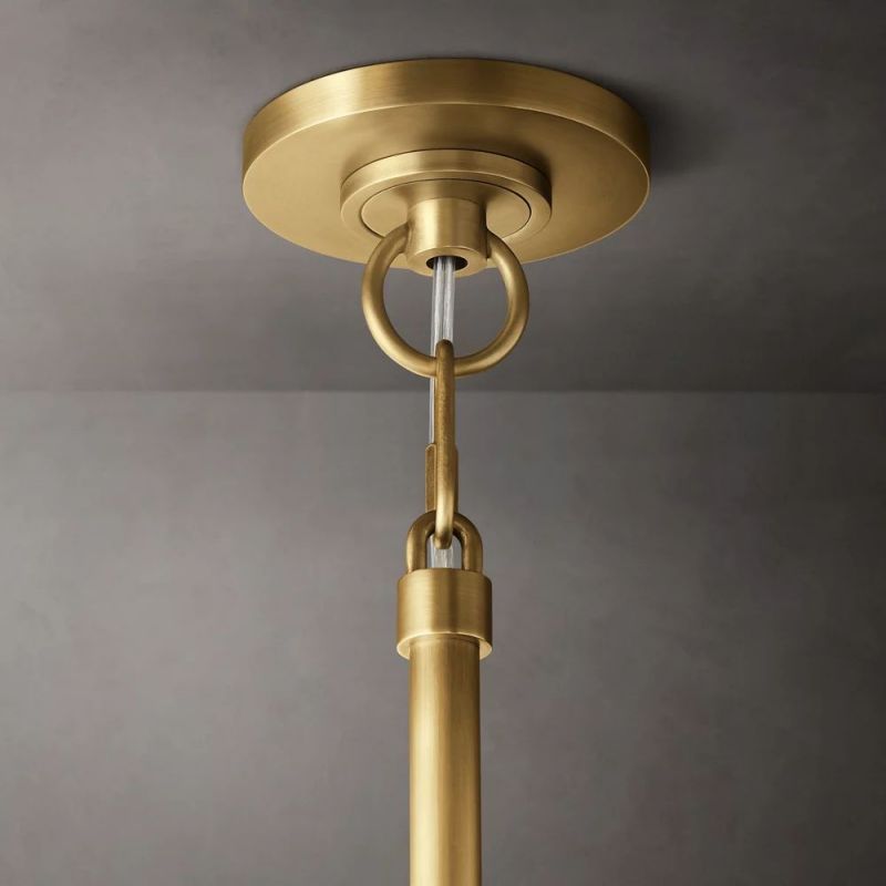 Boule Glass Round Chandelier 24"