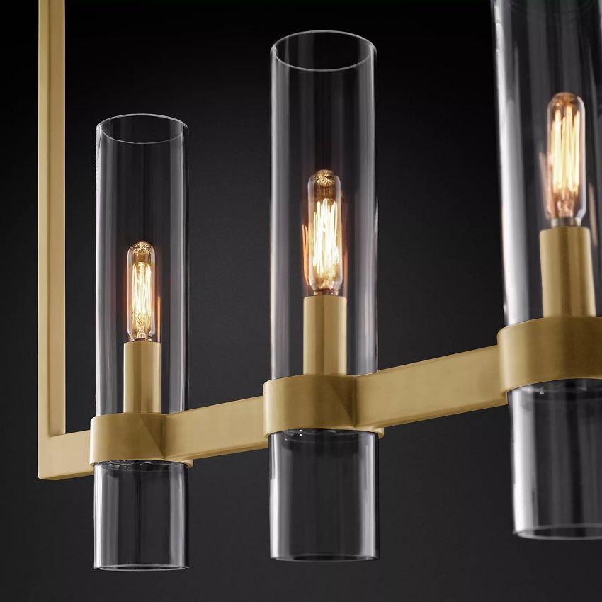 Ravelle Linear Chandelier-MEET LIGHTING