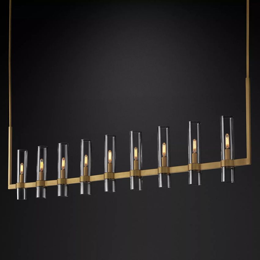 Ravelle Linear Chandelier-MEET LIGHTING