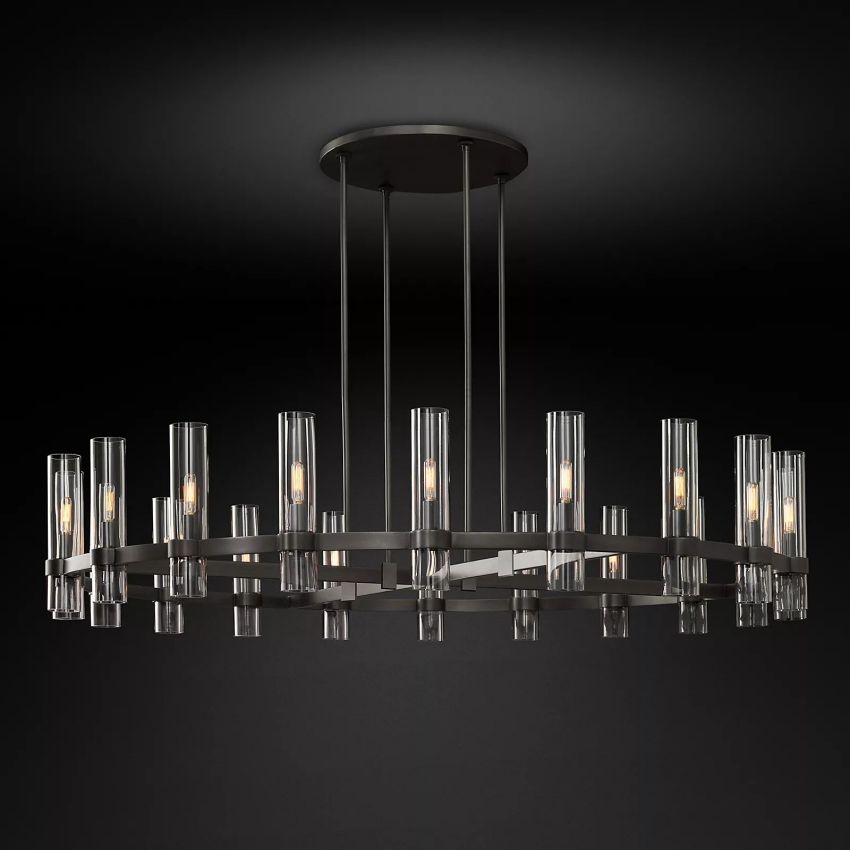 Ravelle Round Chandelier-MEET LIGHTING