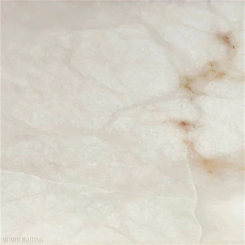 Luccas Contemporary Alabaster 5-Light Chandelier