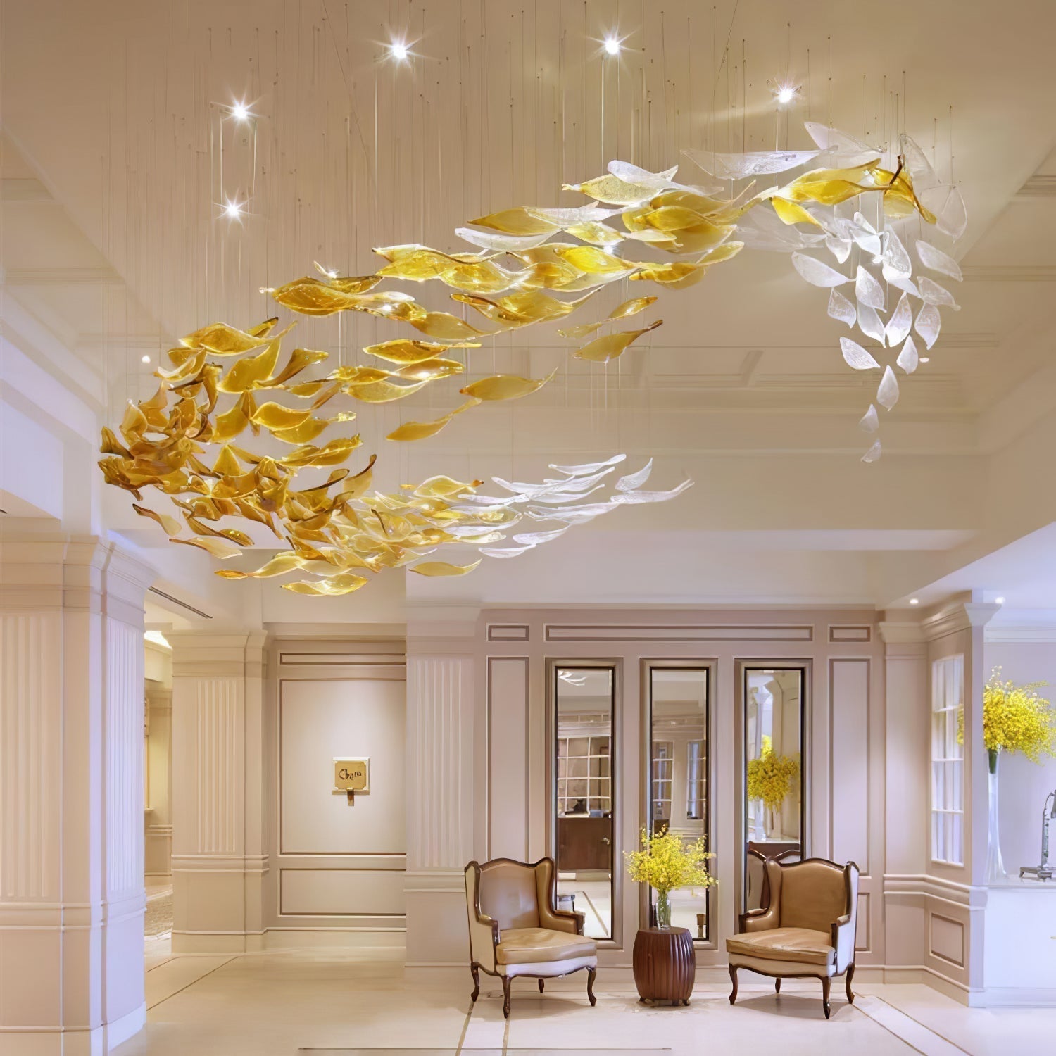 Swaying Leaves Chandelier-MEET LIGHTING