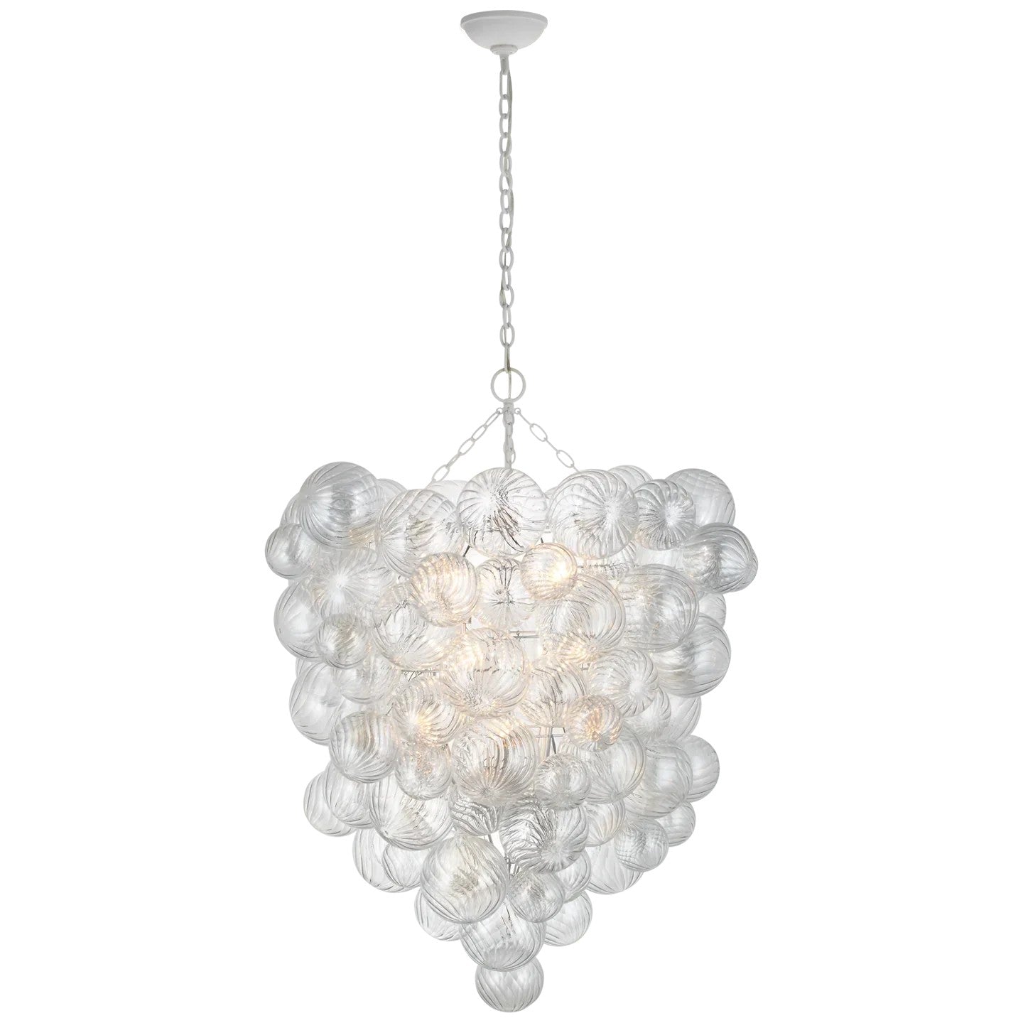 Talian Glass Entry Chandelier 36"-MEET LIGHTING