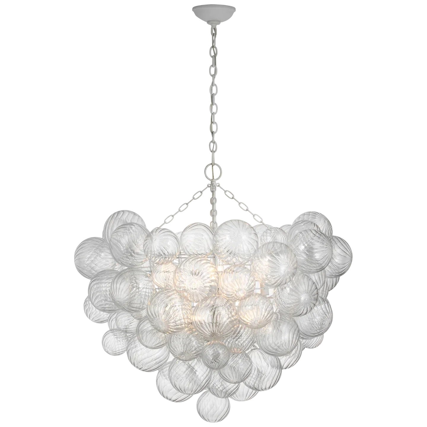 Talian Glass Round Chandelier 38"-MEET LIGHTING