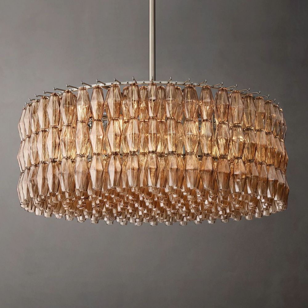 Chara Round Chandelier-MEET LIGHTING