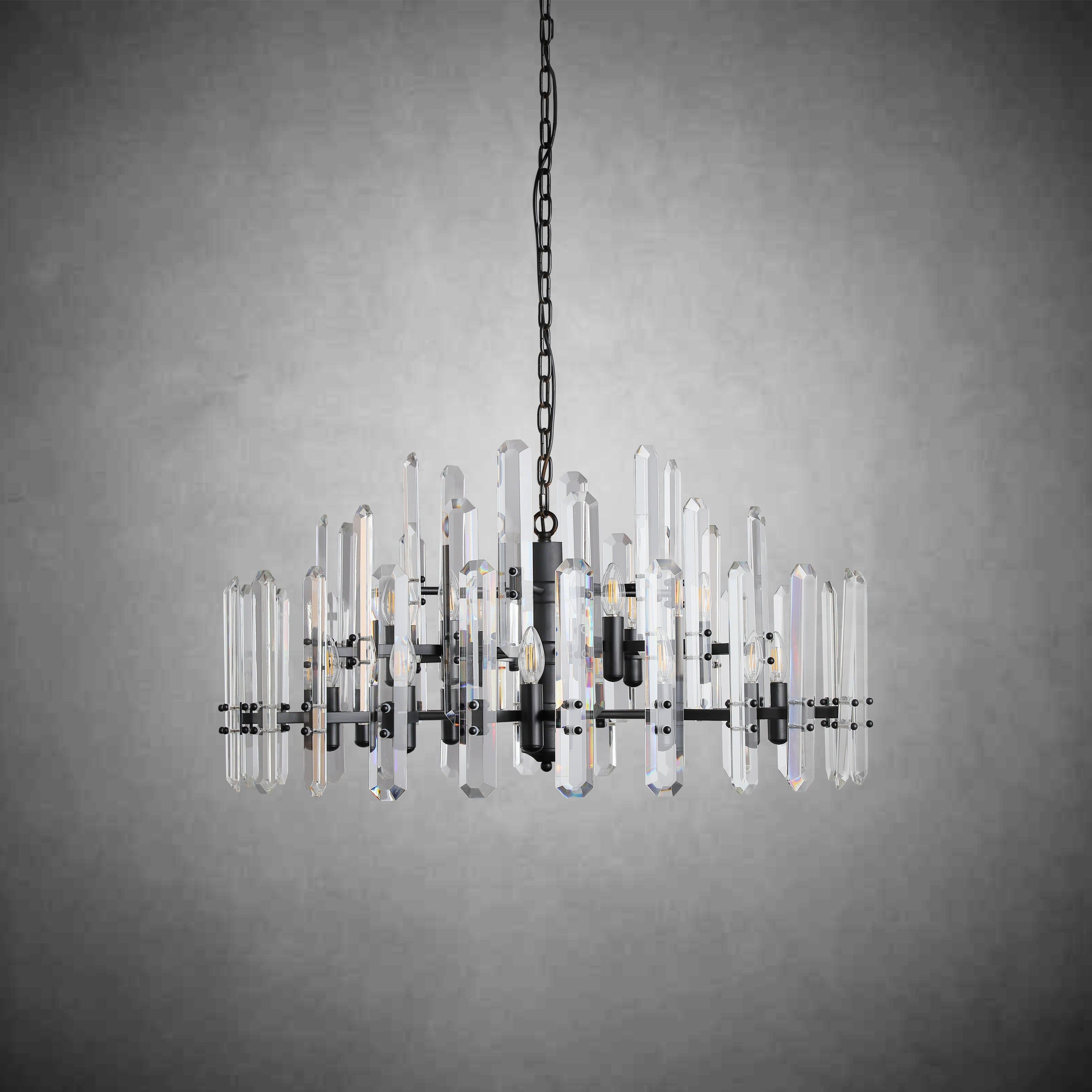Boniton Crystal Round Chandelier 24"36''48''
