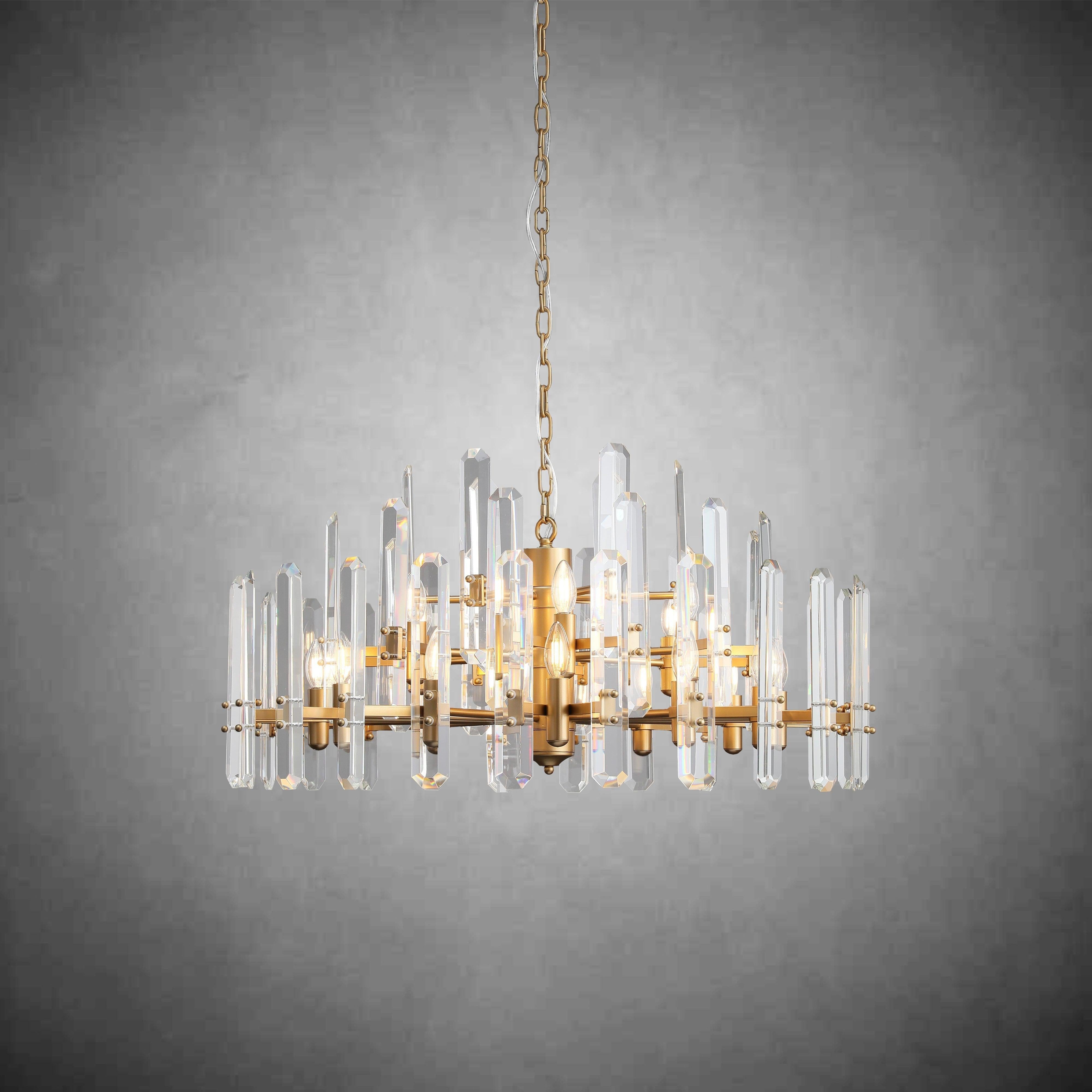 Boniton Crystal Round Chandelier 24"36''48''