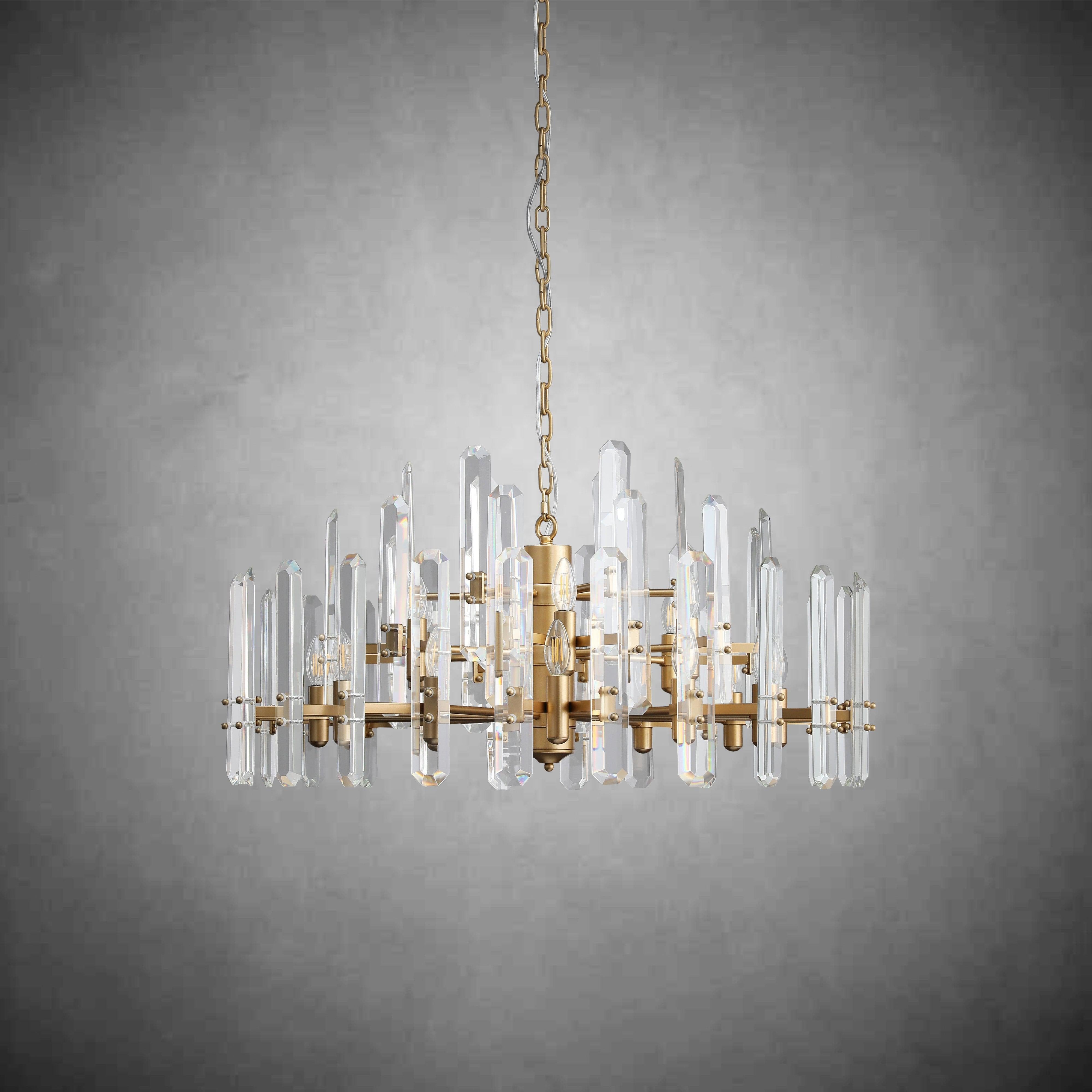 Boniton Crystal Round Chandelier 24"36''48''