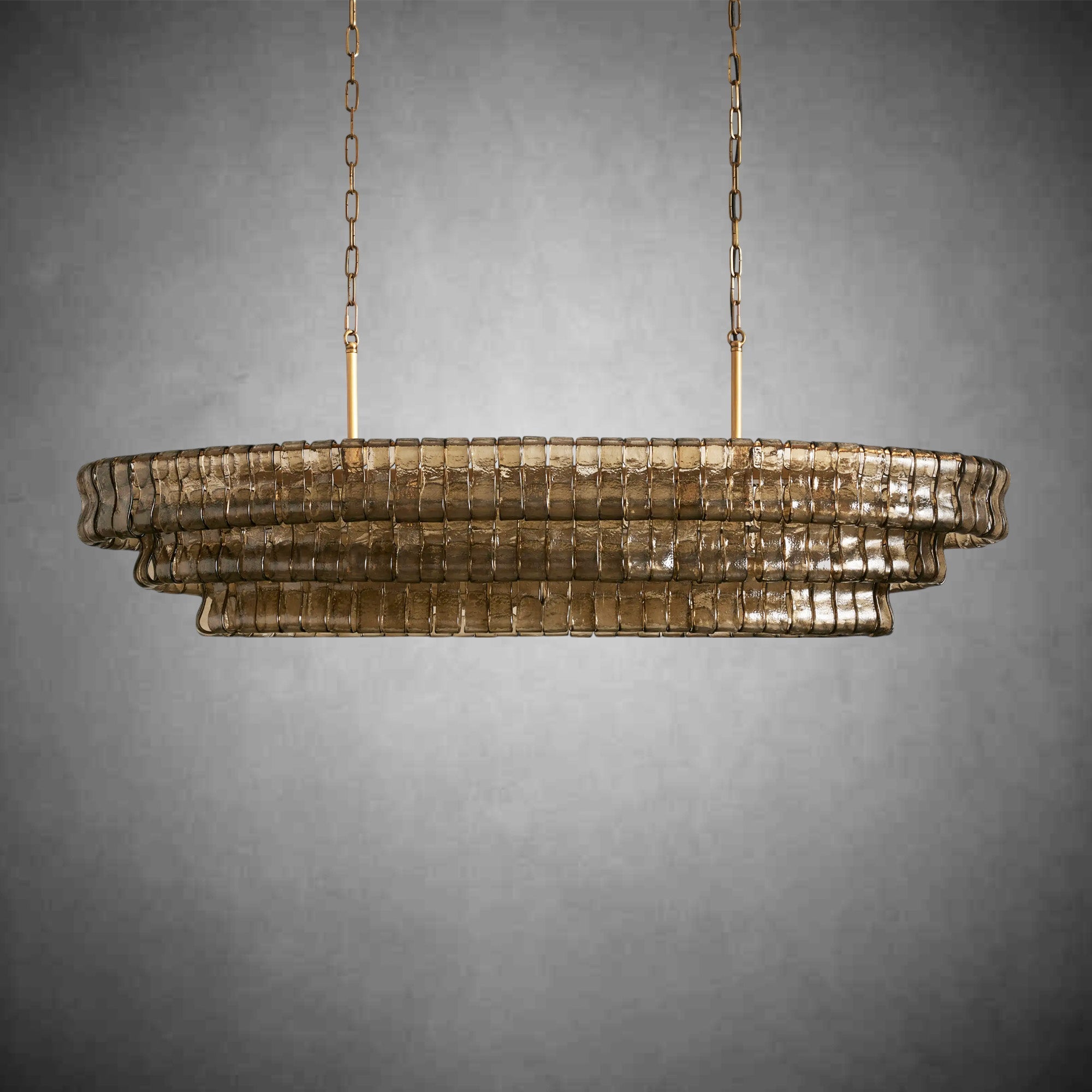 Ghiaccio Oval Chandelier 54''65''