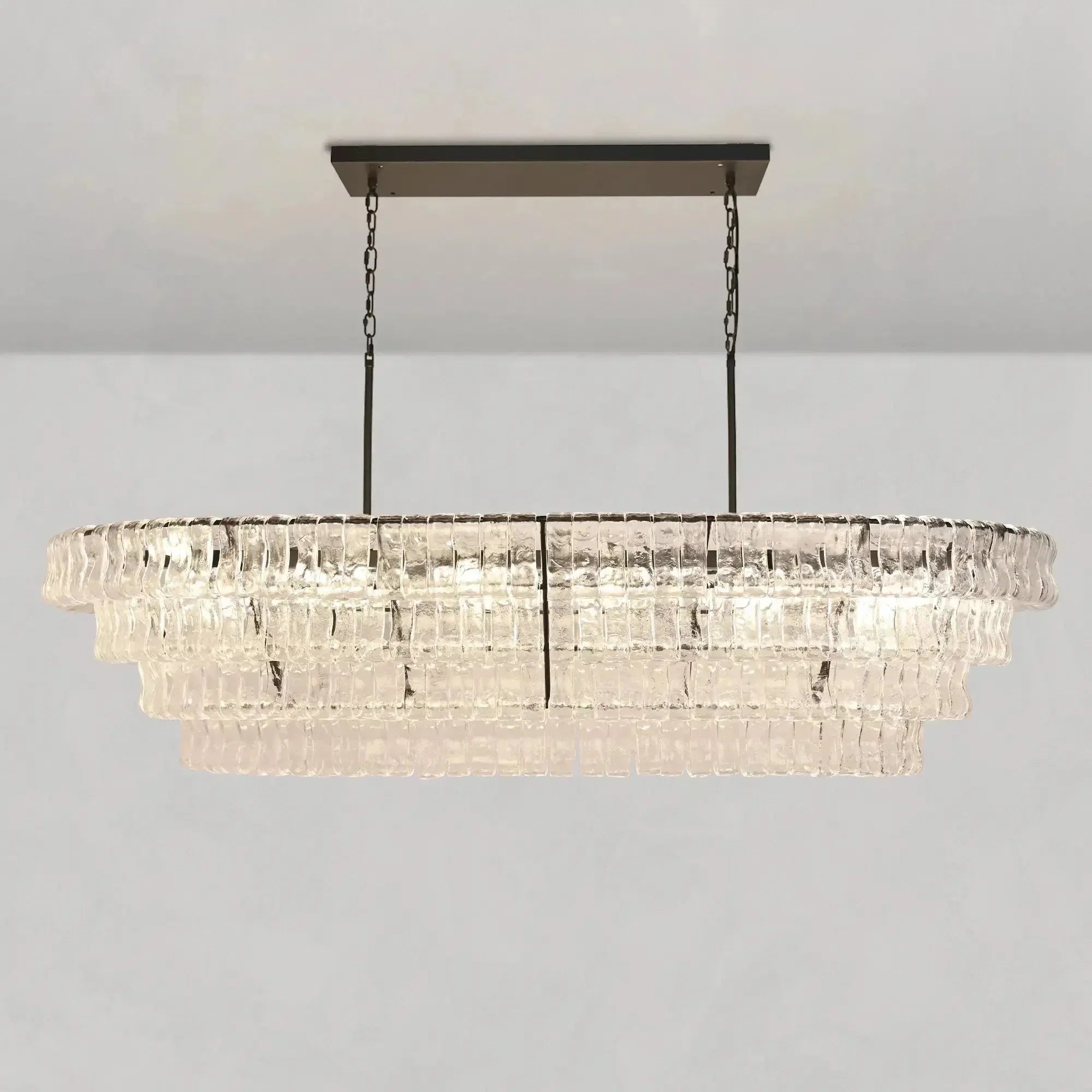 Ghiaccio Oval Chandelier 54''65''