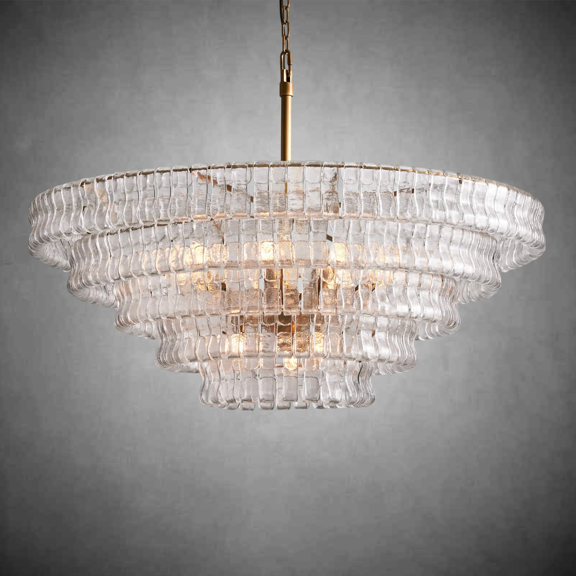 Ghiaccio Round Chandelier 24"36"48"60"