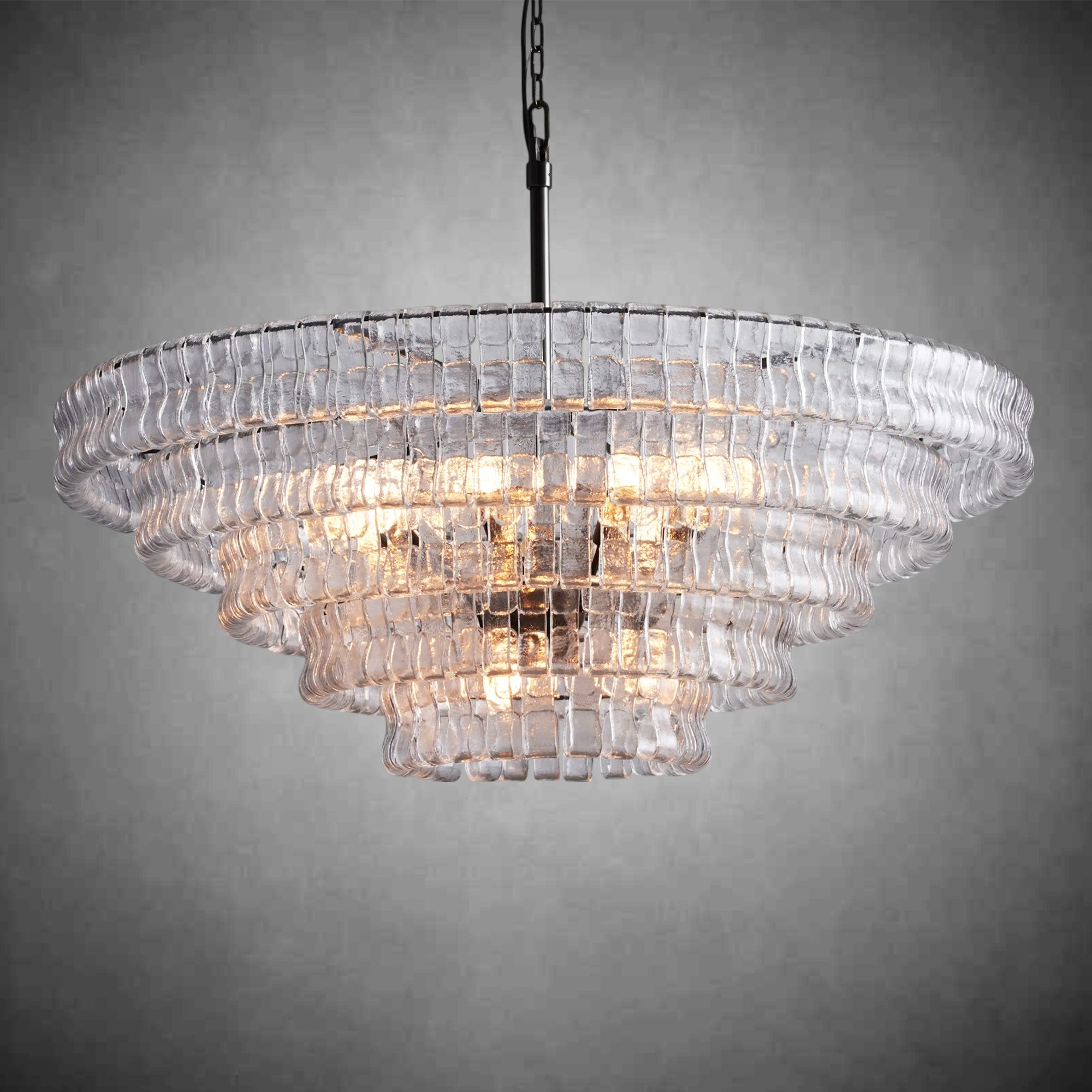 Ghiaccio Round Chandelier 24"36"48"60"