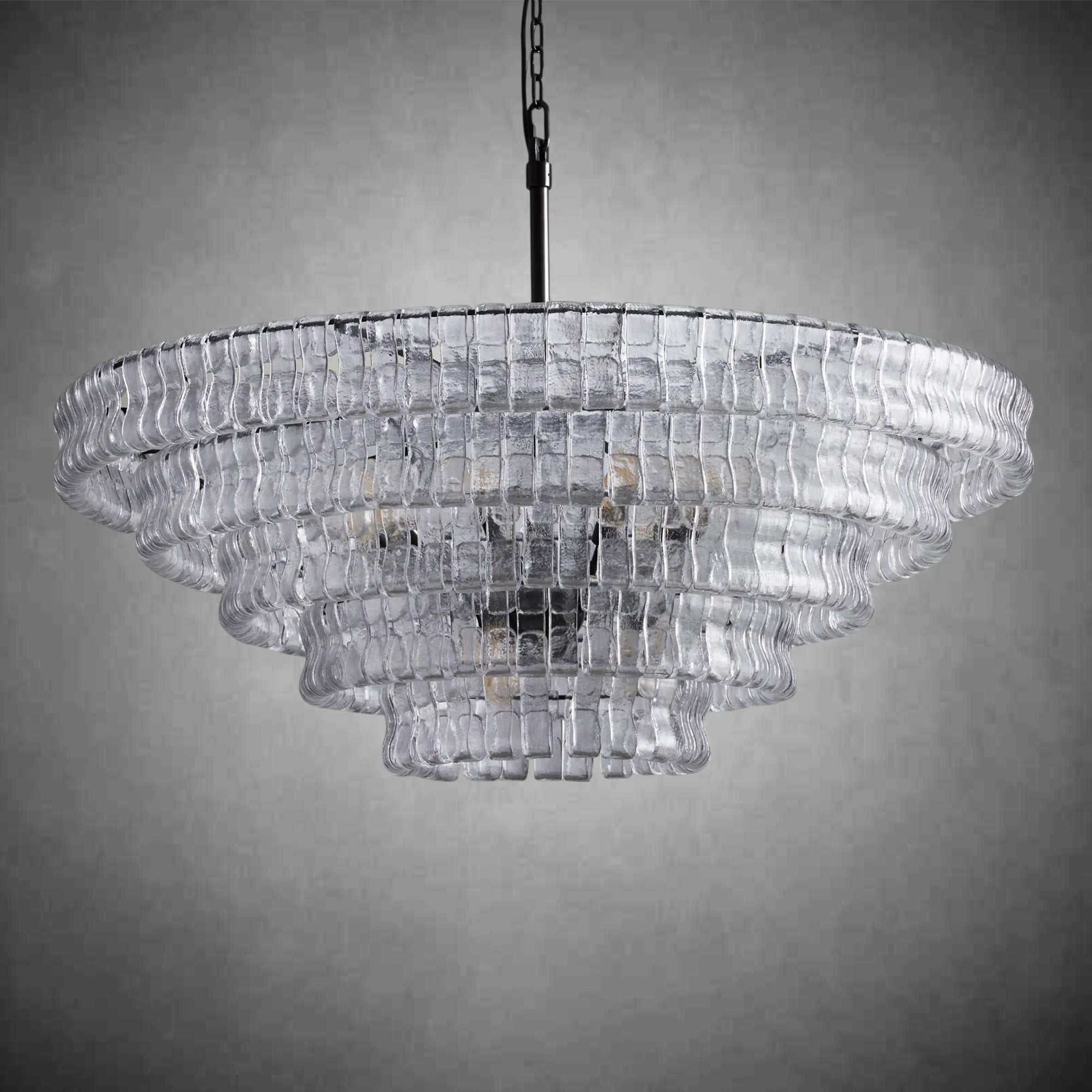 Ghiaccio Round Chandelier 24"36"48"60"