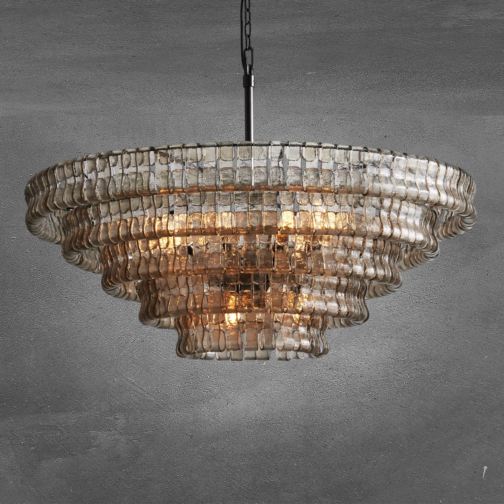 Ghiaccio Round Chandelier 24"36"48"60"