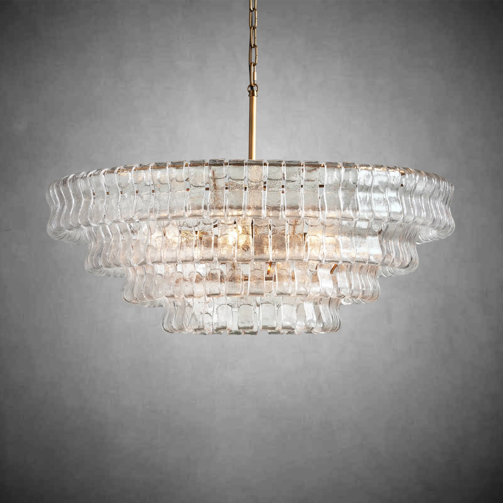 Ghiaccio Round Chandelier 24"36"48"60"