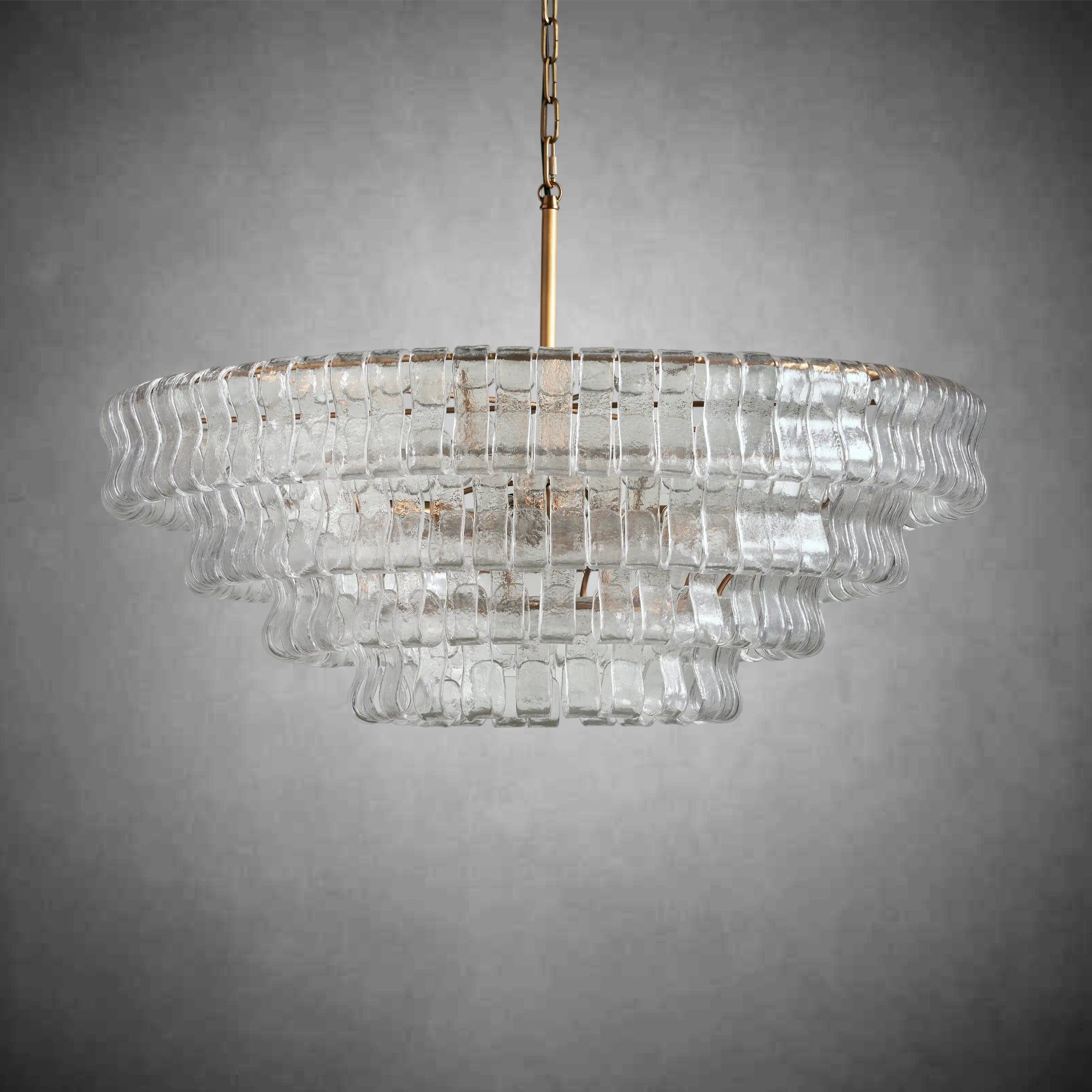 Ghiaccio Round Chandelier 24"36"48"60"
