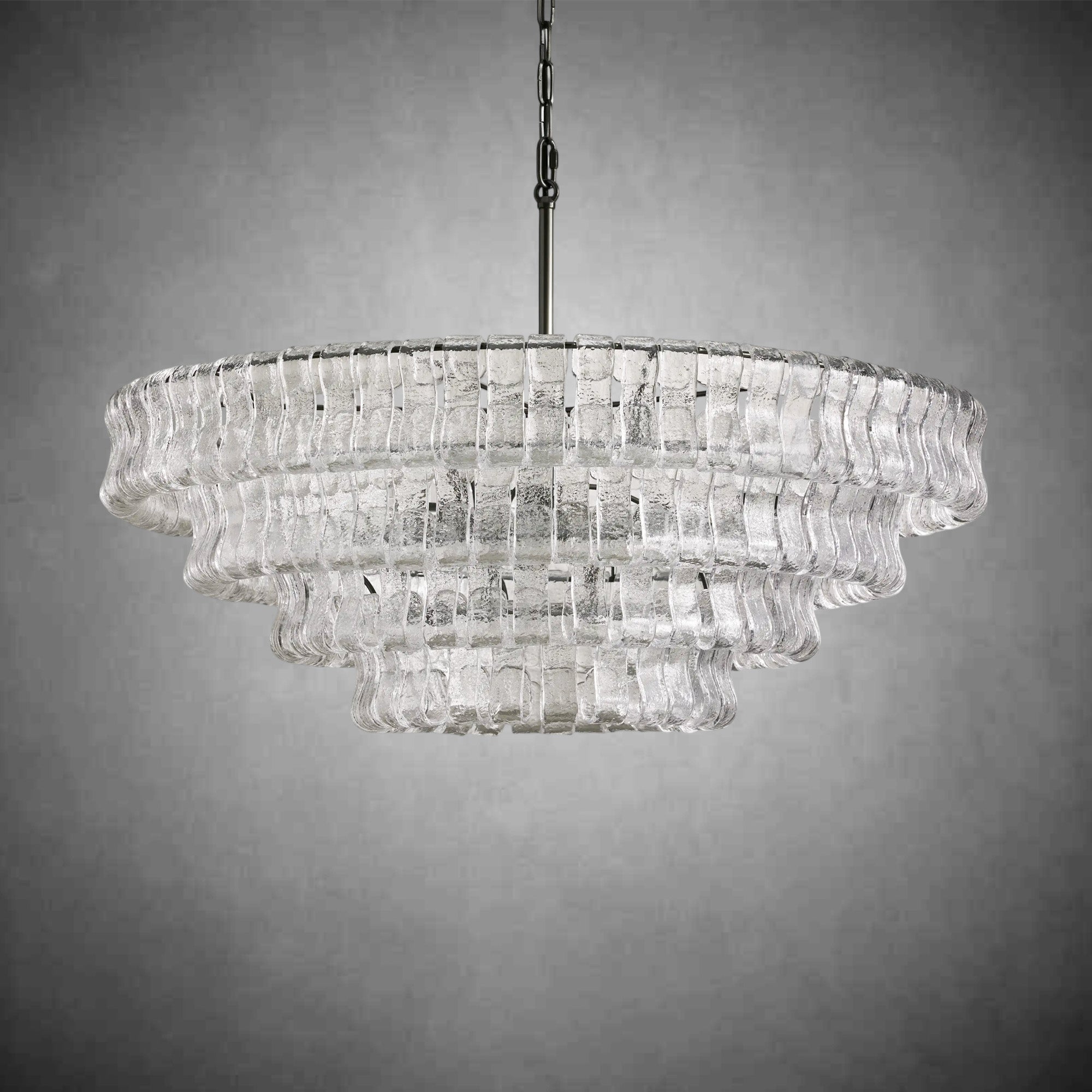 Ghiaccio Round Chandelier 24"36"48"60"