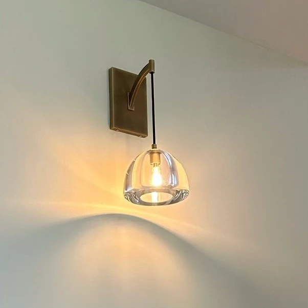 Hemispher Modern Glass Wall Sconce