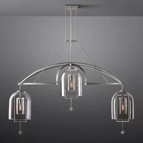 Fulcrum Round Chandelier  73" 3-Lights