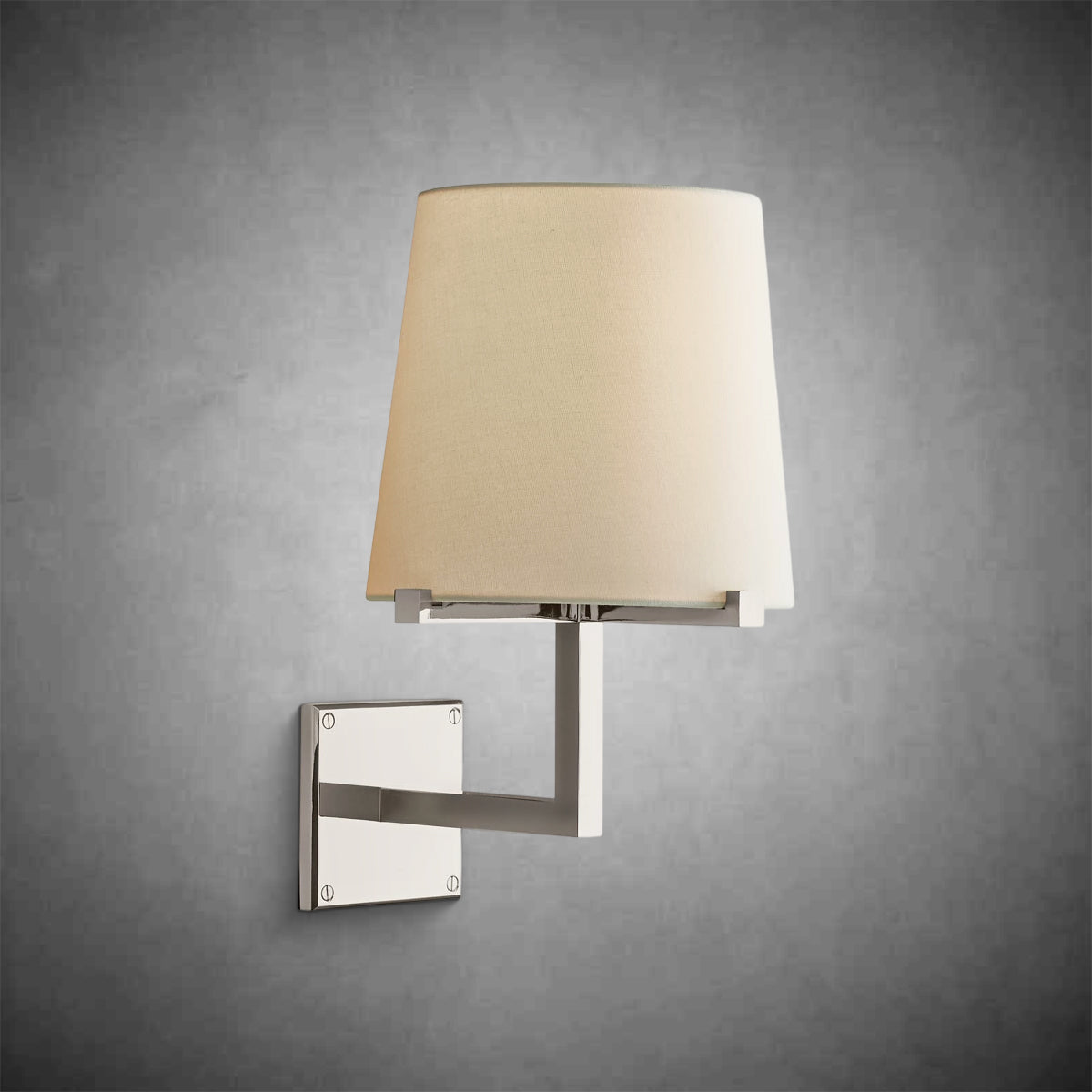 Pauillae Fabric Shade Grand Sconce