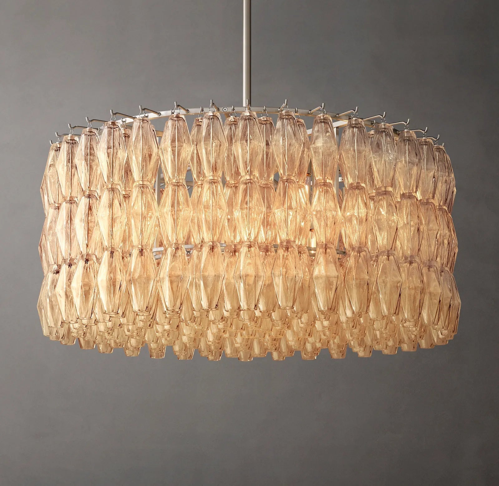 Chiaray Glass Round Chandelier 37"