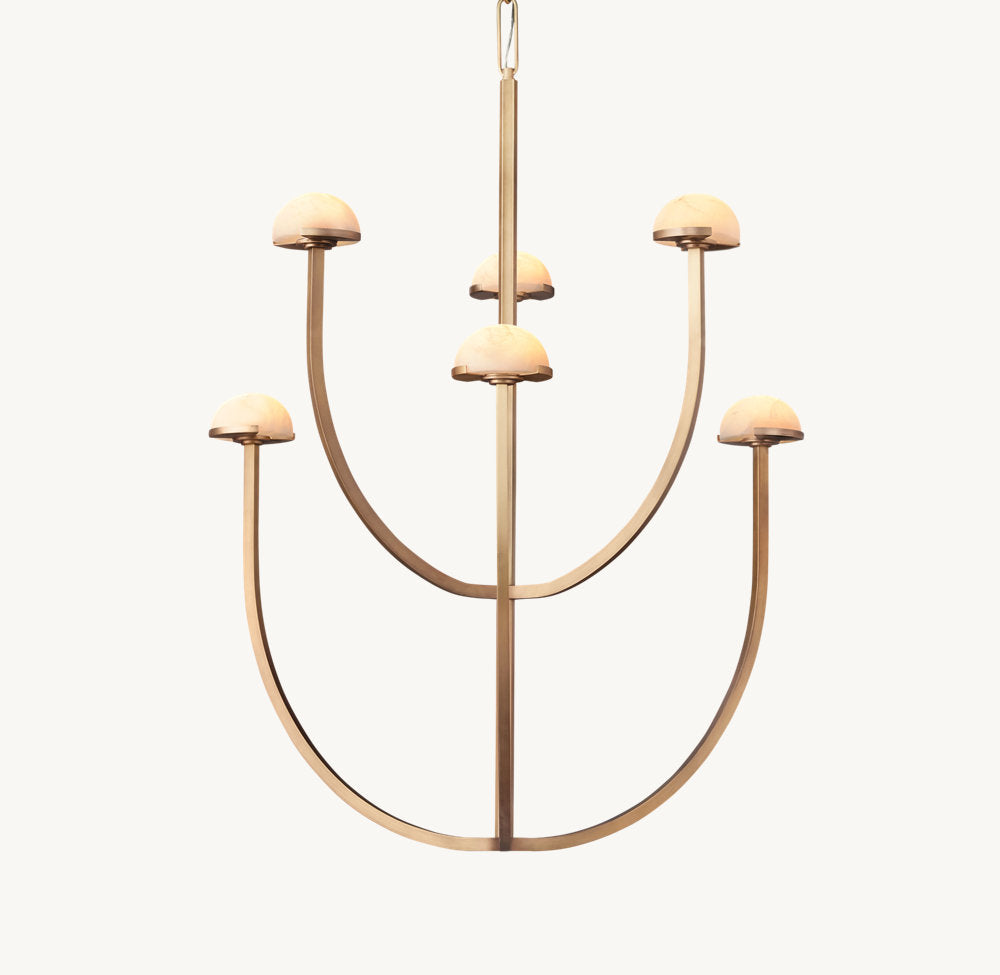 PEDRA ROUND CHANDELIER 32"