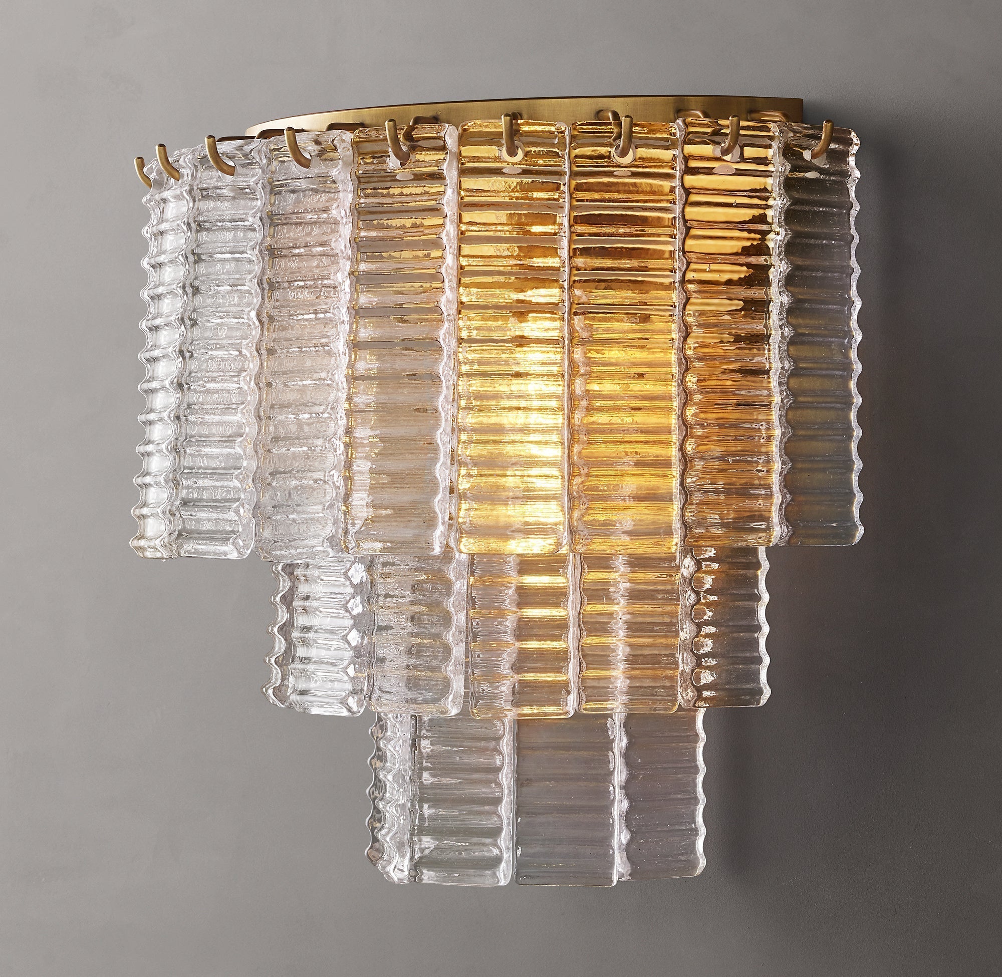 Siren Glass Wall Sconce 15"