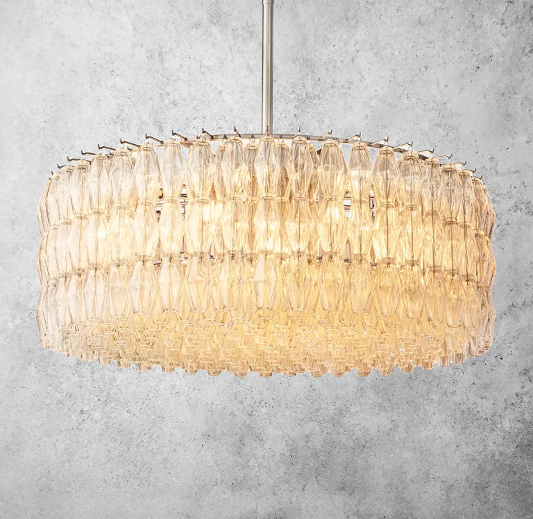 Chiaray Glass Round Chandelier 47"