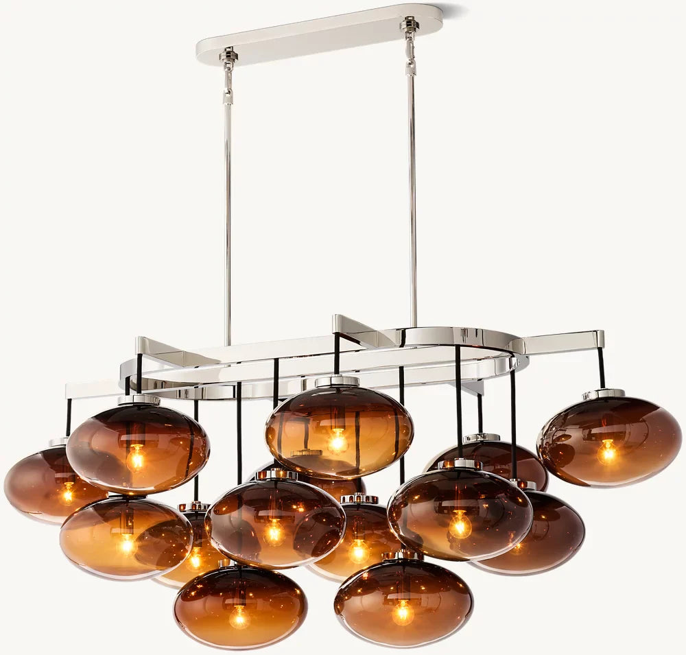 Cabrette Linear Chandelier 54"-MEET LIGHTING