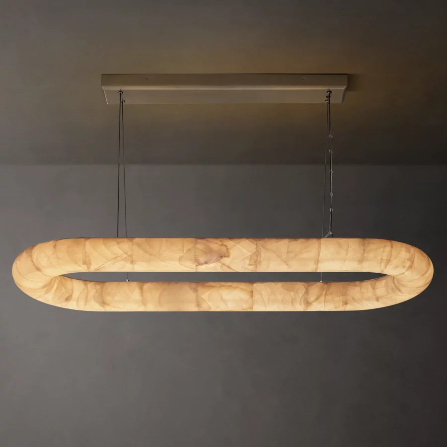 Rivage Oval Chandelier 57″-MEET LIGHTING