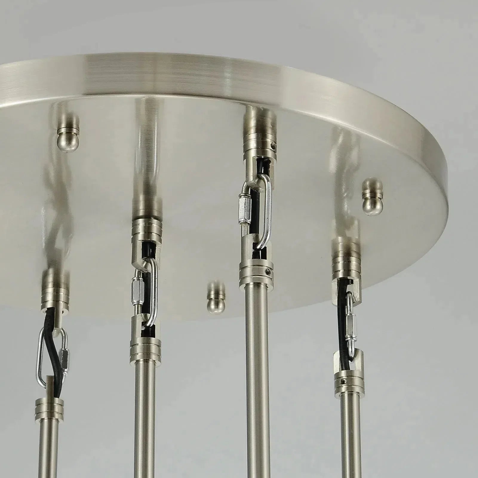Raindrop Round Chandelier 5 Lights 14"D